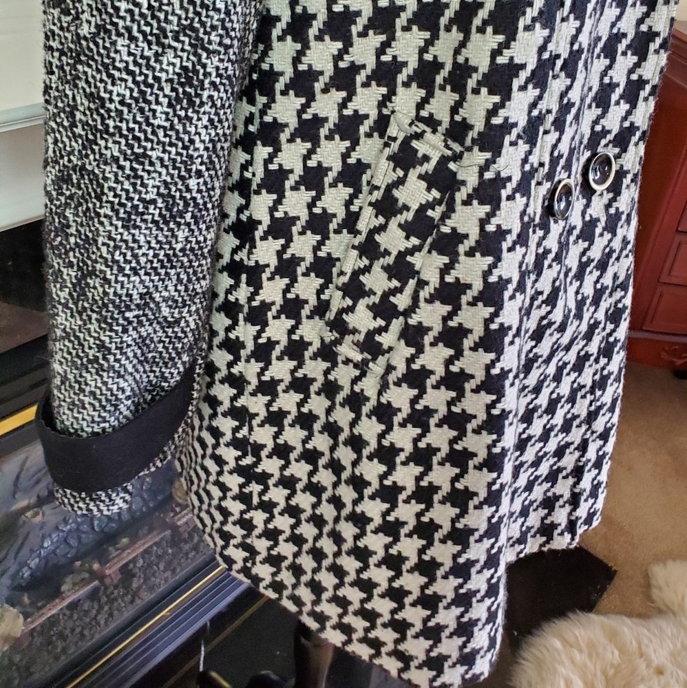 Express Multi Pattern Houndstooth Coat - image 4